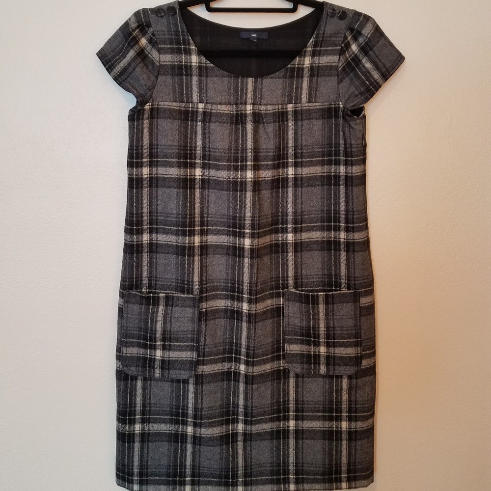 GAP Plaid Flannel Knee-length Dress